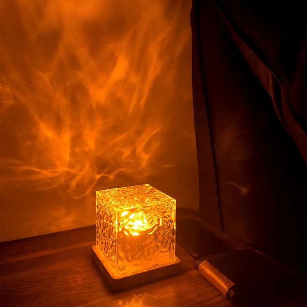 Beruhigende Ozeanwellen-Stimmungslampe für entspannte Atmosphäre