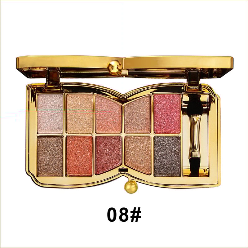 ShimmerGlam™ | 10 Farben Sparkle Shimmer Lidschatten-Palette