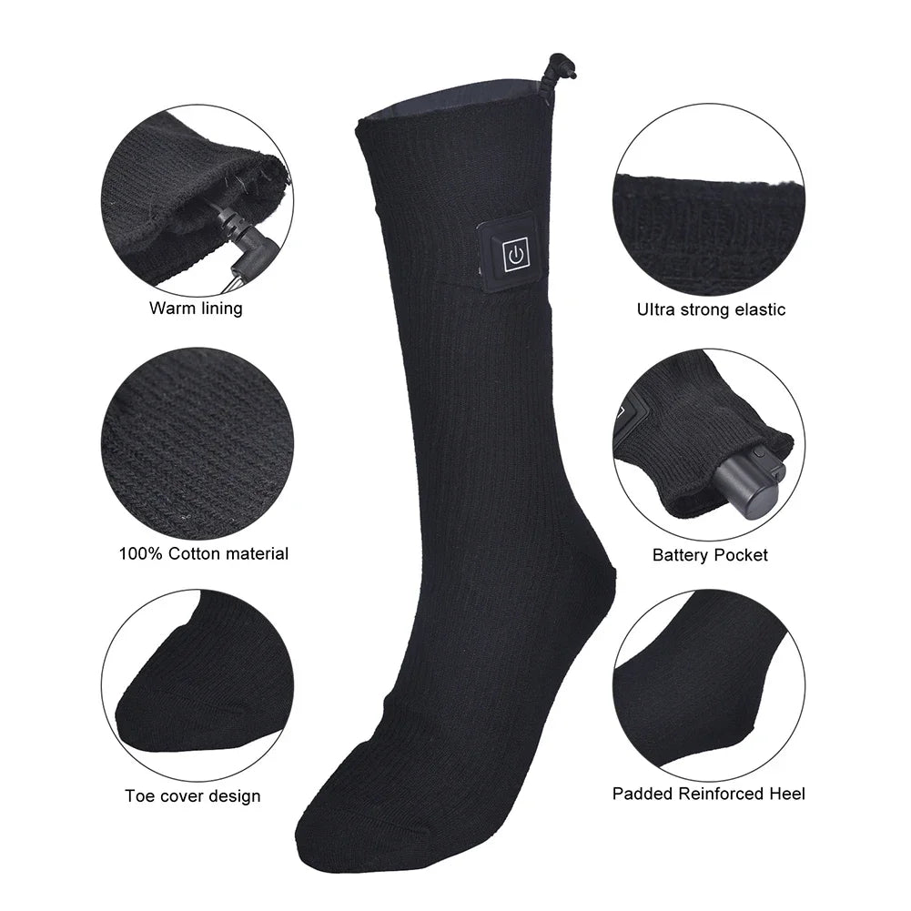 ThermaStep™ - USB Wiederaufladbare Elektrisch Beheizte Socken für den Außenbereich