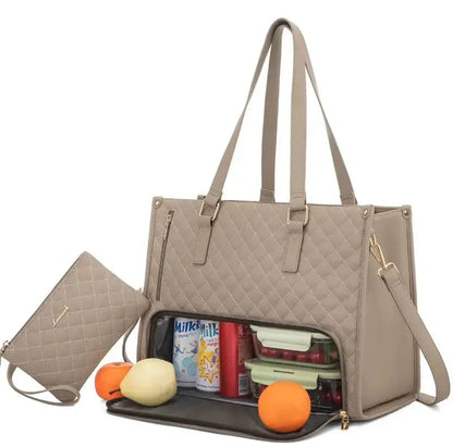 Isolierte Laptoptasche mit mehreren Fächern für Arbeit und Reisen