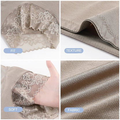 Heißer Stil Seidiges Höschen mit hoher Taille