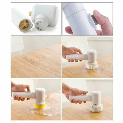 5-in-1 Elektrische Mehrflächen-Reinigungsbürste für Haus und Küche