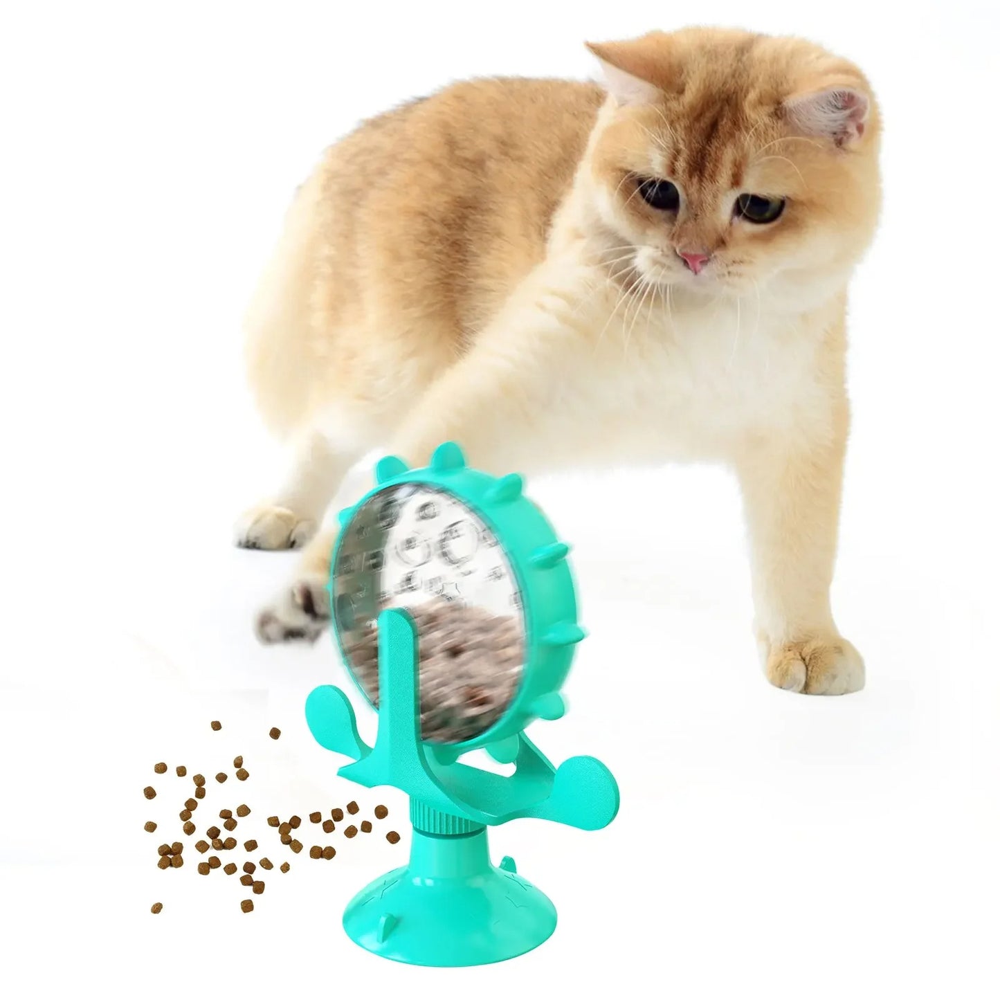 PurrPlay™ - Interaktive Katzen-Tonarm-Futterschale