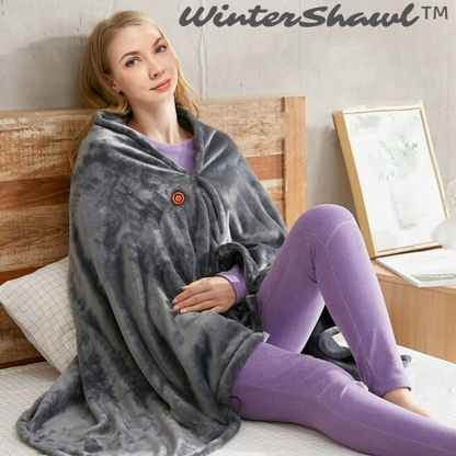 Gemütlicher beheizter Winterdecke-Schal für kaltes Wetter