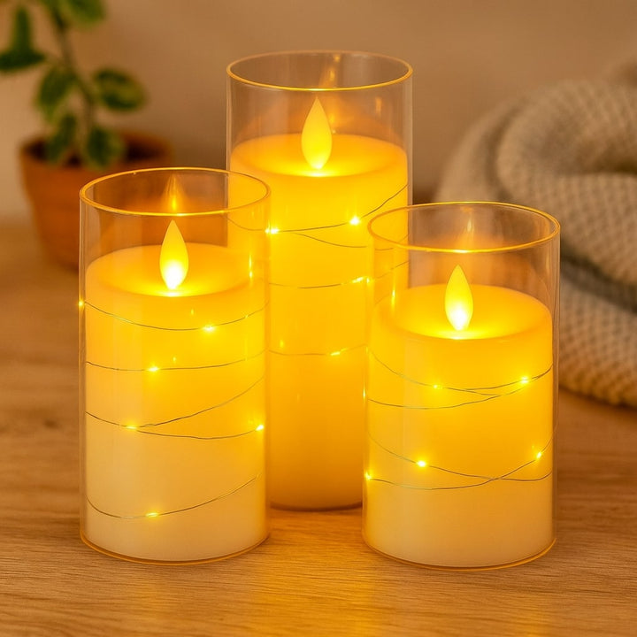 LumiCandle™ - Fernbedienbare LED-Flammenlose Kerzen