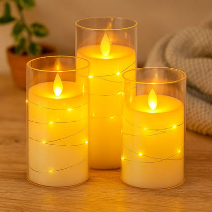 LumiCandle™ - Fernbedienbare LED-Flammenlose Kerzen