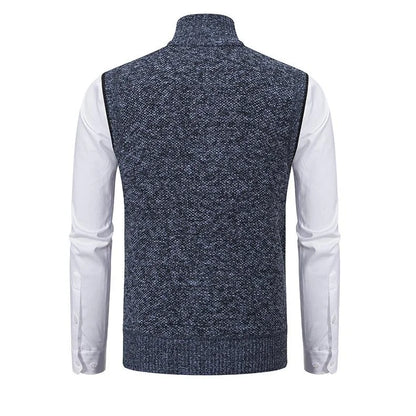 Fleecora™ – Gestrickte Armellose Fleeceweste