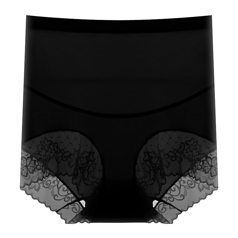 Heißer Stil Seidiges Höschen mit hoher Taille