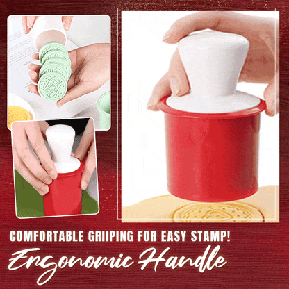 CookieArt™ - Antihaft Backstempel- und Ausstecherset für lustiges Backen