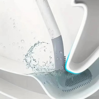 SilClean™ – Langstielige Toilettenbürste aus Silikon
