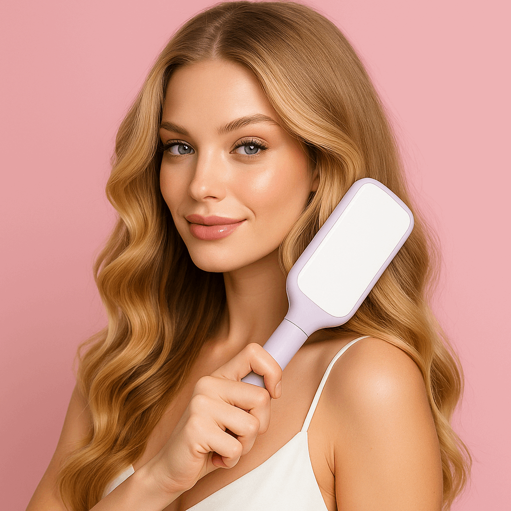 4-in-1 Selbstreinigende Antistatische Haarbürste und Kopfhautmassagegerät