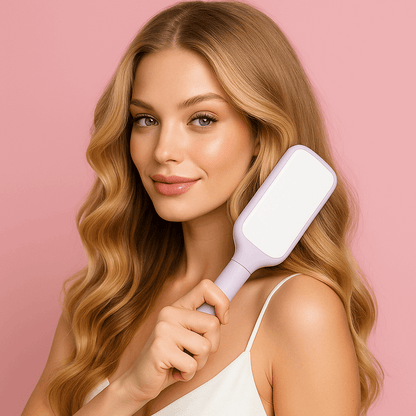 4-in-1 Selbstreinigende Antistatische Haarbürste und Kopfhautmassagegerät