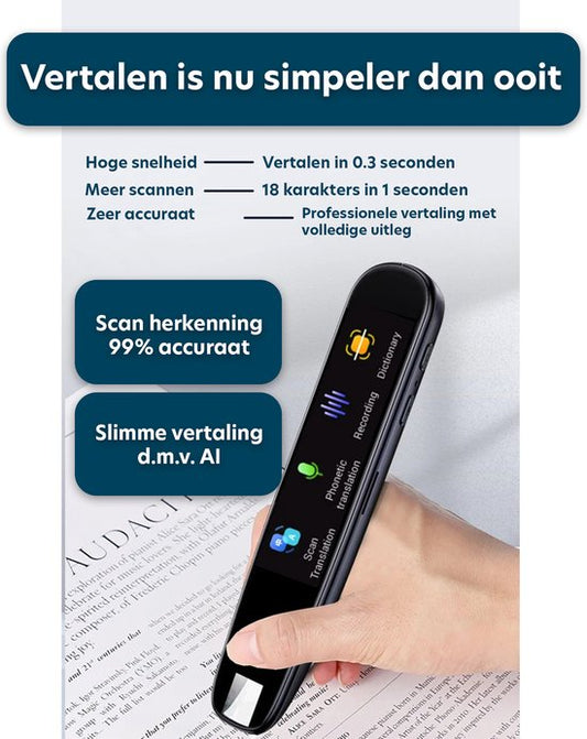 Tragbares Sprachübersetzungsgerät für mühelose mehrsprachige Kommunikation