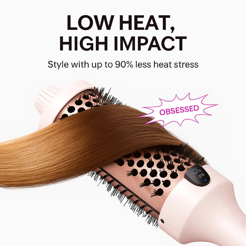 VoluGlow – Sofort voluminöses, federndes Haar ohne Frizz oder Schäden erzielen