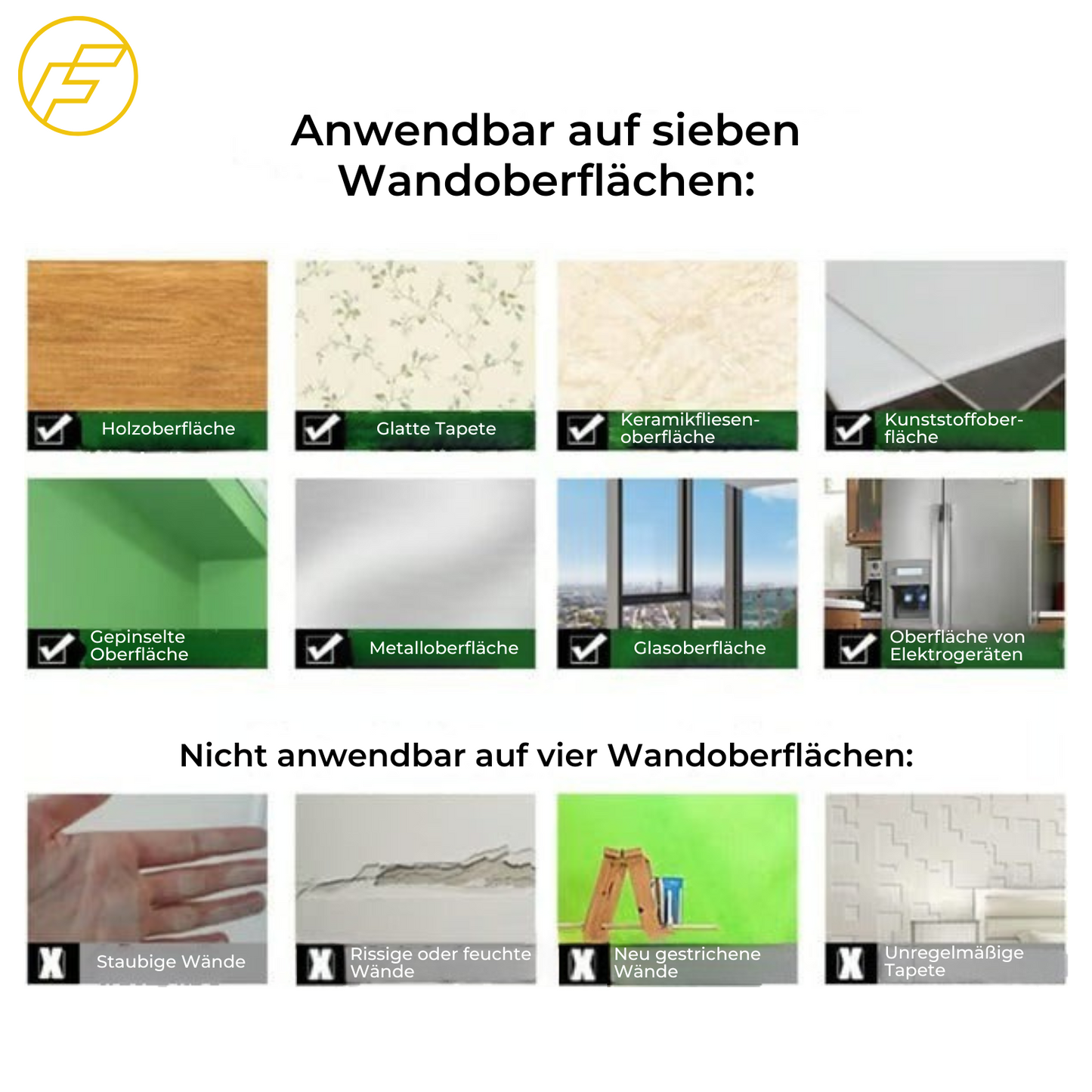 FlexiGlow™ - Bruchsichere Wandspiegelplatten