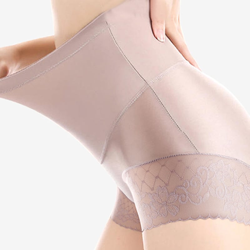 Heißer Stil Seidiges Höschen mit hoher Taille