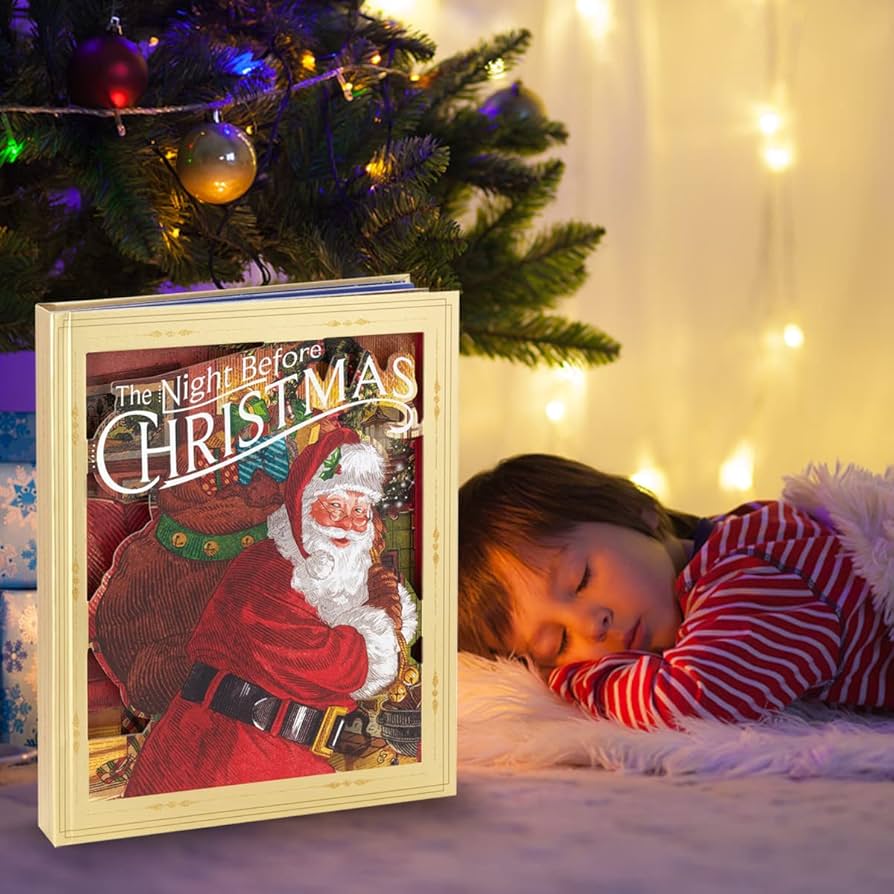 50 % RABATT | WonderTale™ - Verspieltes Weihnachtsabend-Pop-up-Buch mit Licht und Klang