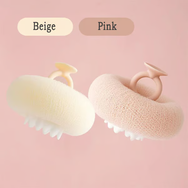 Weicher Sonnenblumen-Saug-Badeball für sanfte Reinigung