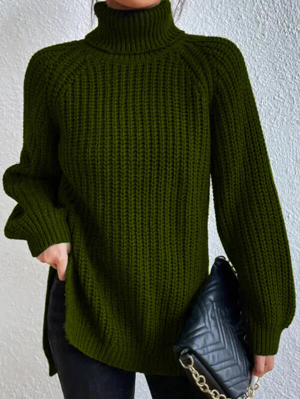 Cordula™ | Rollkragenpullover mit langen Ärmeln