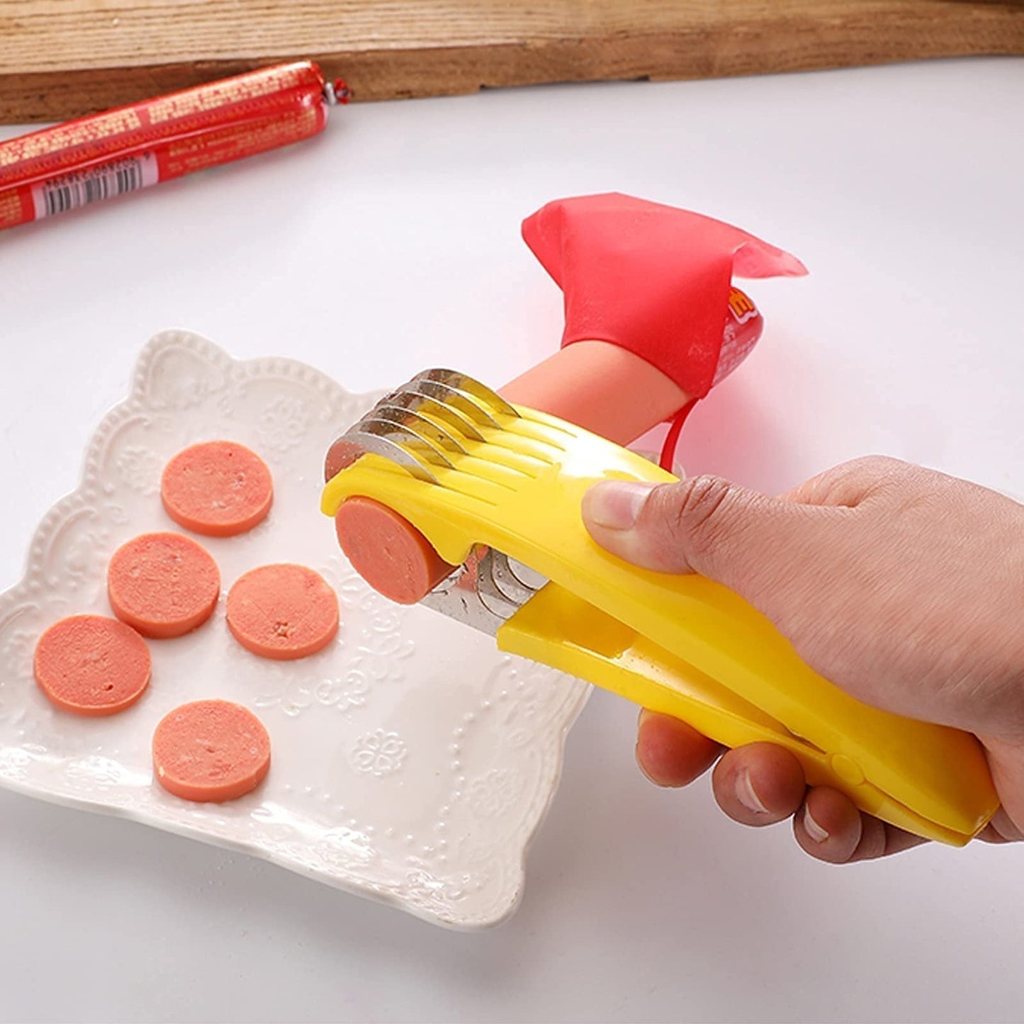 Ergonomischer Handbetriebener Lebensmittelschneider für einfache Küchenvorbereitung