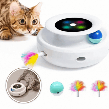 PurrPlay™ - Interaktives 2-in-1 Intelligentes Katzenspielzeug