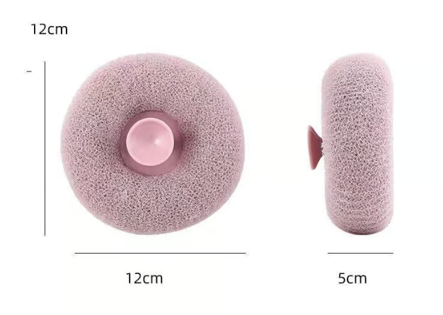 Weicher Sonnenblumen-Saug-Badeball für sanfte Reinigung