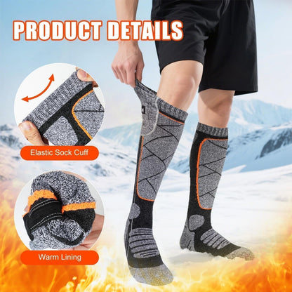 Nolan™ - Wiederaufladbare beheizbare Socken für ganztägige Wärme