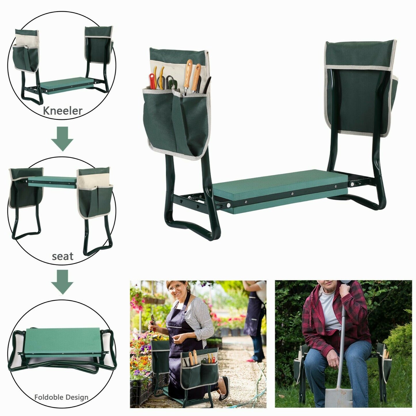 GardenEase - Verlängern Sie Ihre Arbeitszeit ohne Knie- und Rückenbeschwerden