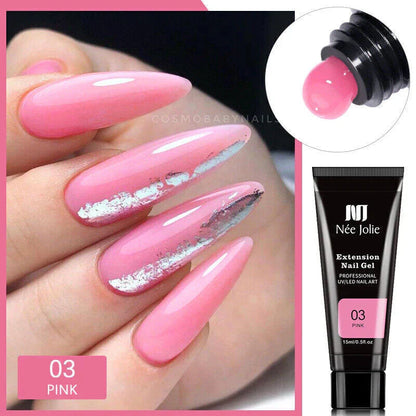 DIY Professionelles Polygel Nagelset für Salon-Qualitäts Maniküren