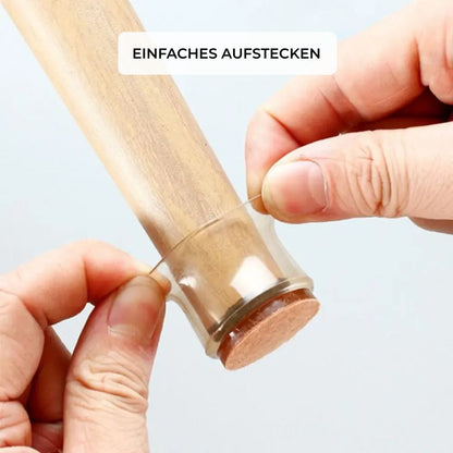 ChairGuard™ - Silikon-Stuhlbeinkappen zum Schutz des Bodens