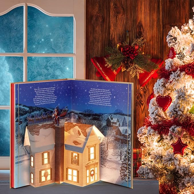 50 % RABATT | WonderTale™ - Verspieltes Weihnachtsabend-Pop-up-Buch mit Licht und Klang