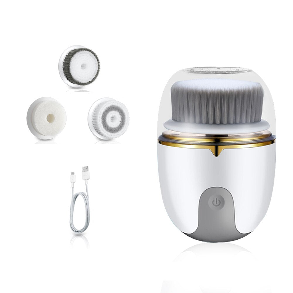 GlowEase™ 3-in-1 Gesichtsreinigungsbürste für strahlende Haut