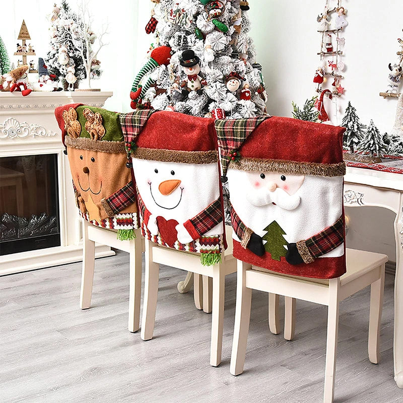 MerrySeat™ - Festliche Stuhlhussen für Weihnachtsdekoration
