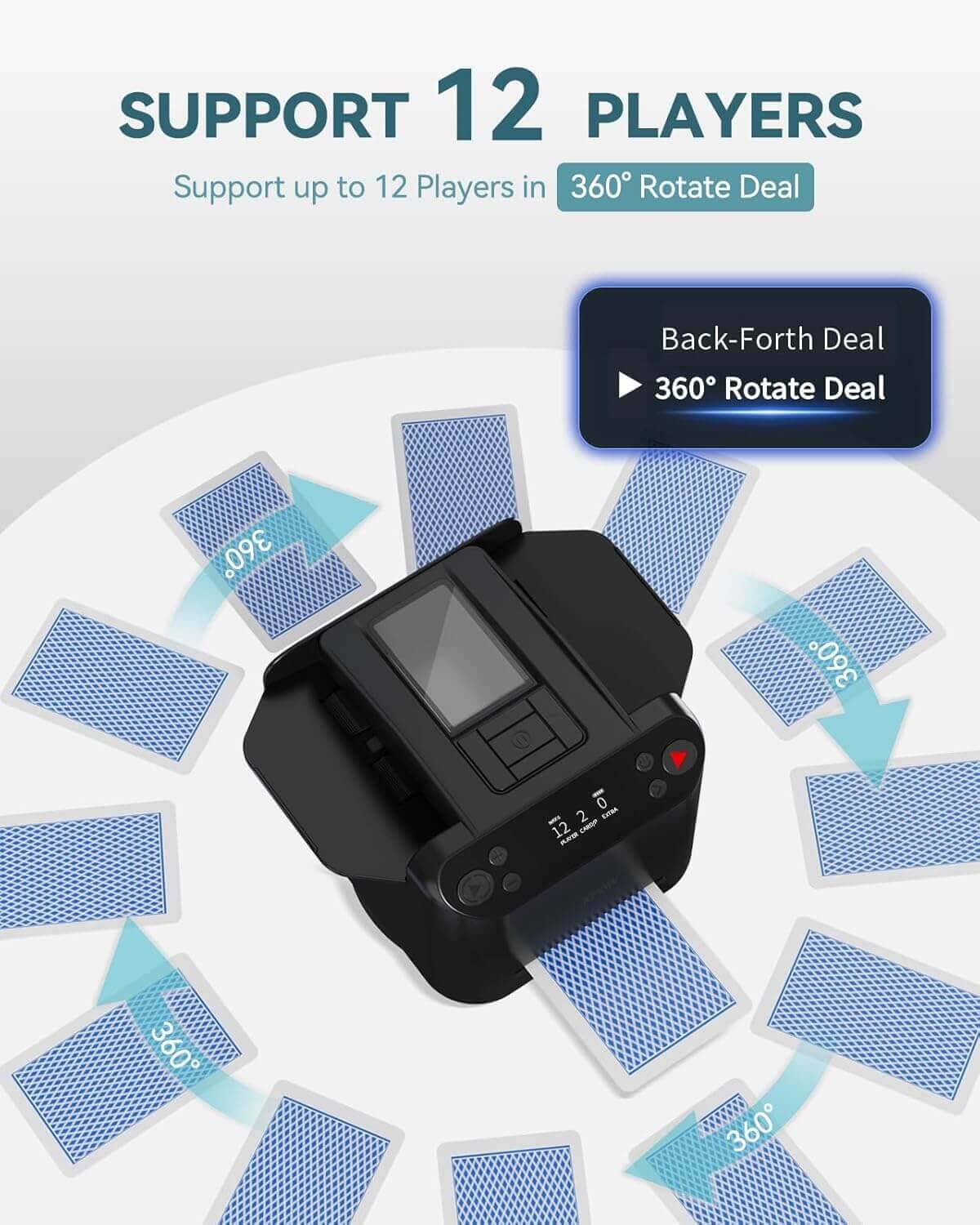 Klassisches Holztablett für Kartengeber