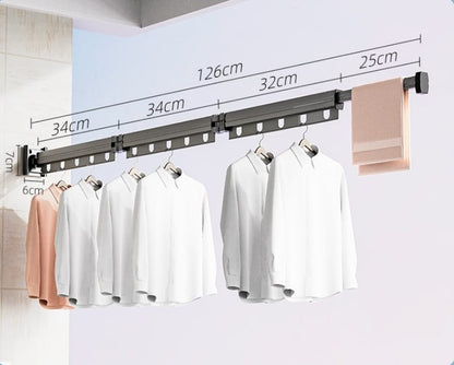 AirFlex™ - Wandmontierter klappbarer Wäscheständer