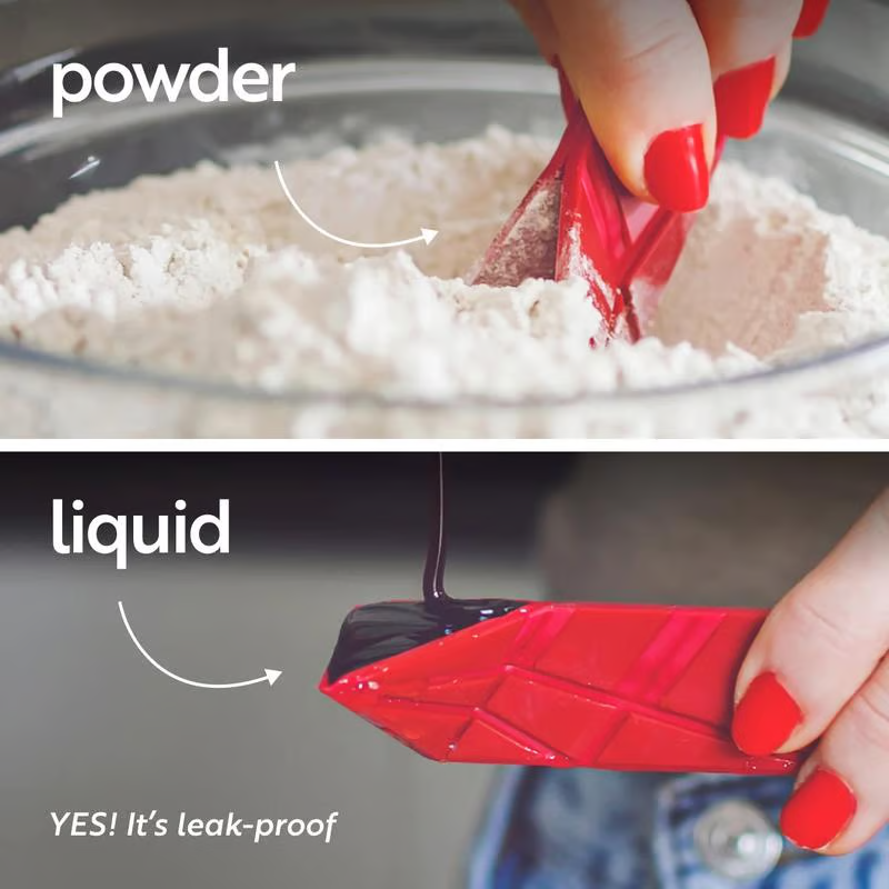 SnapScoop™ - 3-in-1 verstellbarer Messlöffel für Backen und Kochen