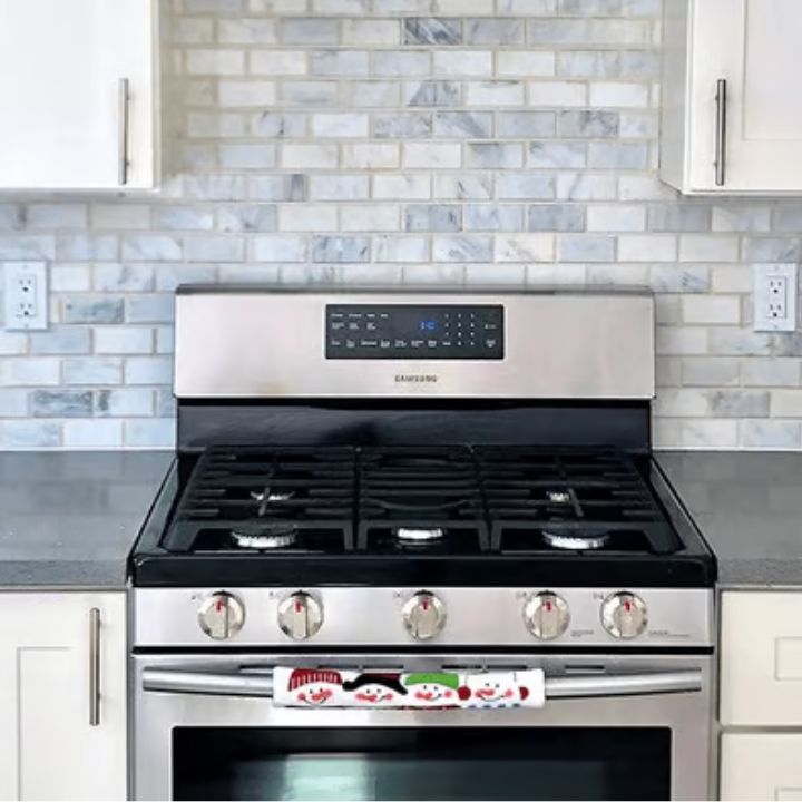 FrostyGrips™ - Weihnachtliche Schneemann-Türgriffabdeckungen