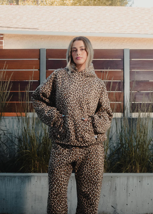 50% off | Elena™ - Unisex Cheetah Print Hoodie [Last Day Discount]
