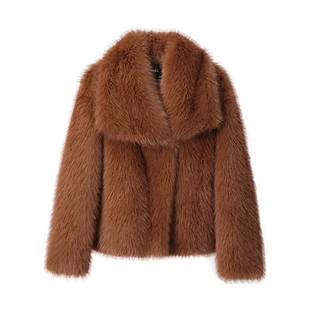 Axela™ | Eleganter Damen-Pelzmantel für stilvolle Wintermode 2024