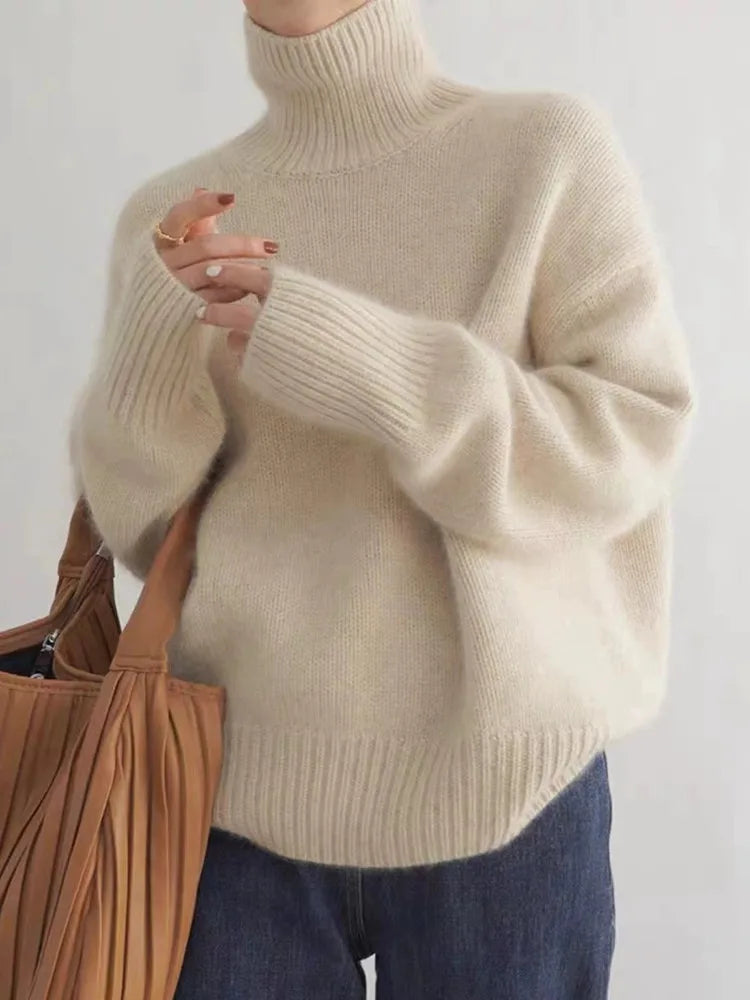 Jasmin™ | Kuscheliger Rollkragenpullover