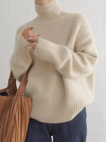 Jasmin™ | Kuscheliger Rollkragenpullover