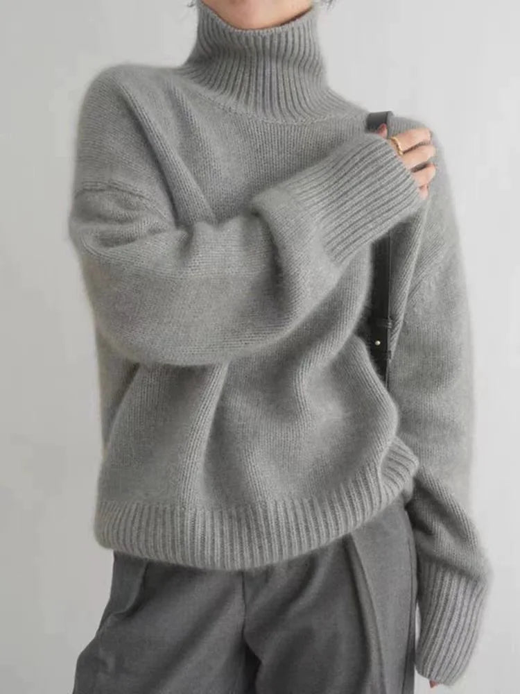 Jasmin™ | Kuscheliger Rollkragenpullover