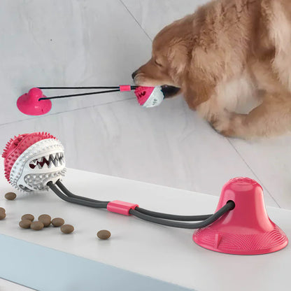 ChewMaster™ – Interaktives Hundespielzeug mit Saugnapf