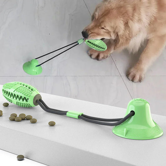 ChewMaster™ – Interaktives Hundespielzeug mit Saugnapf