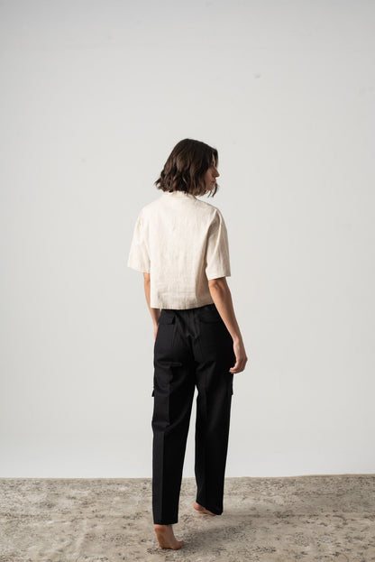 Emil™ – Leinen Top in Natur