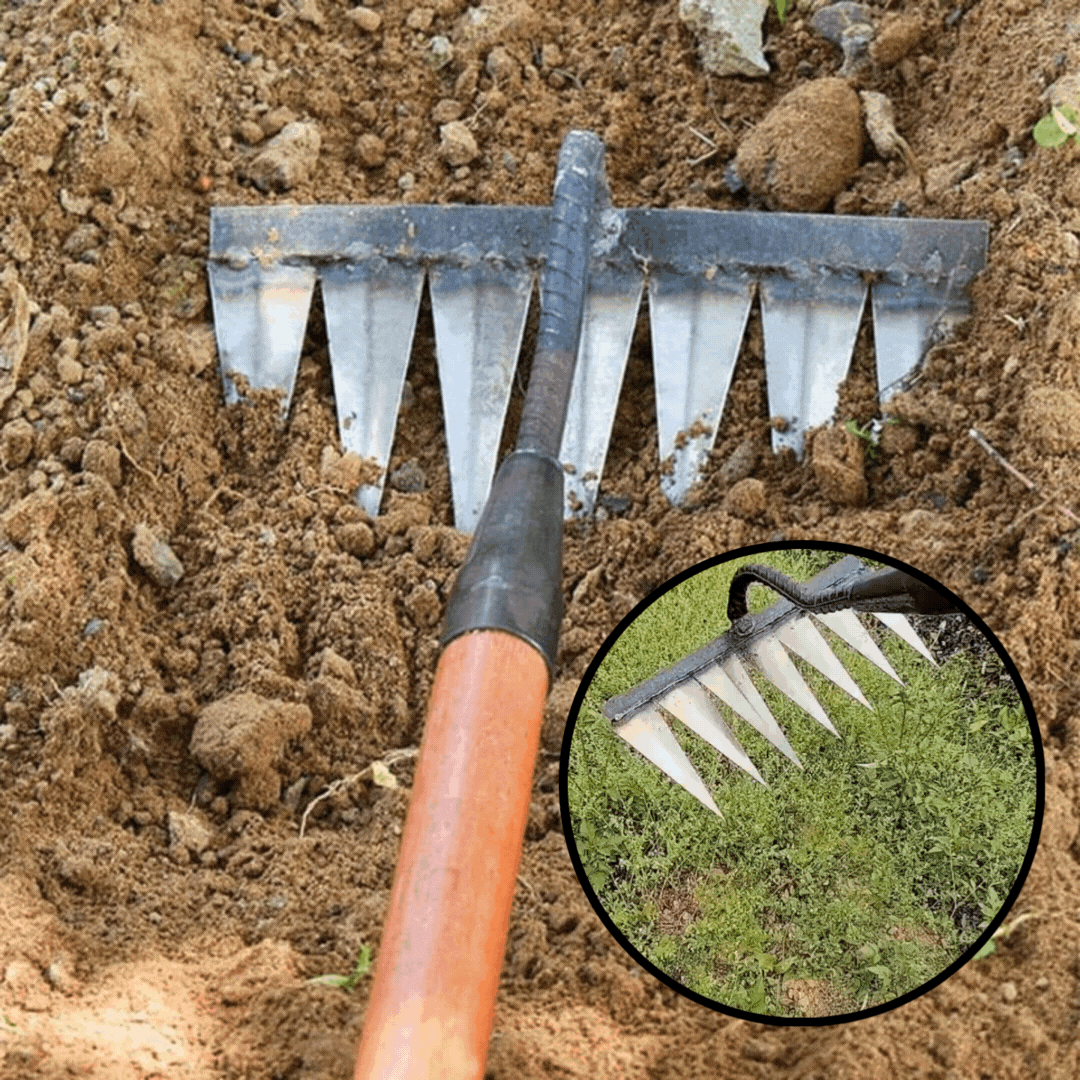 50% Rabatt | GardenBuddy™ - Robuster Eisenrechen für den Garten [Letzter Tag Rabatt]
