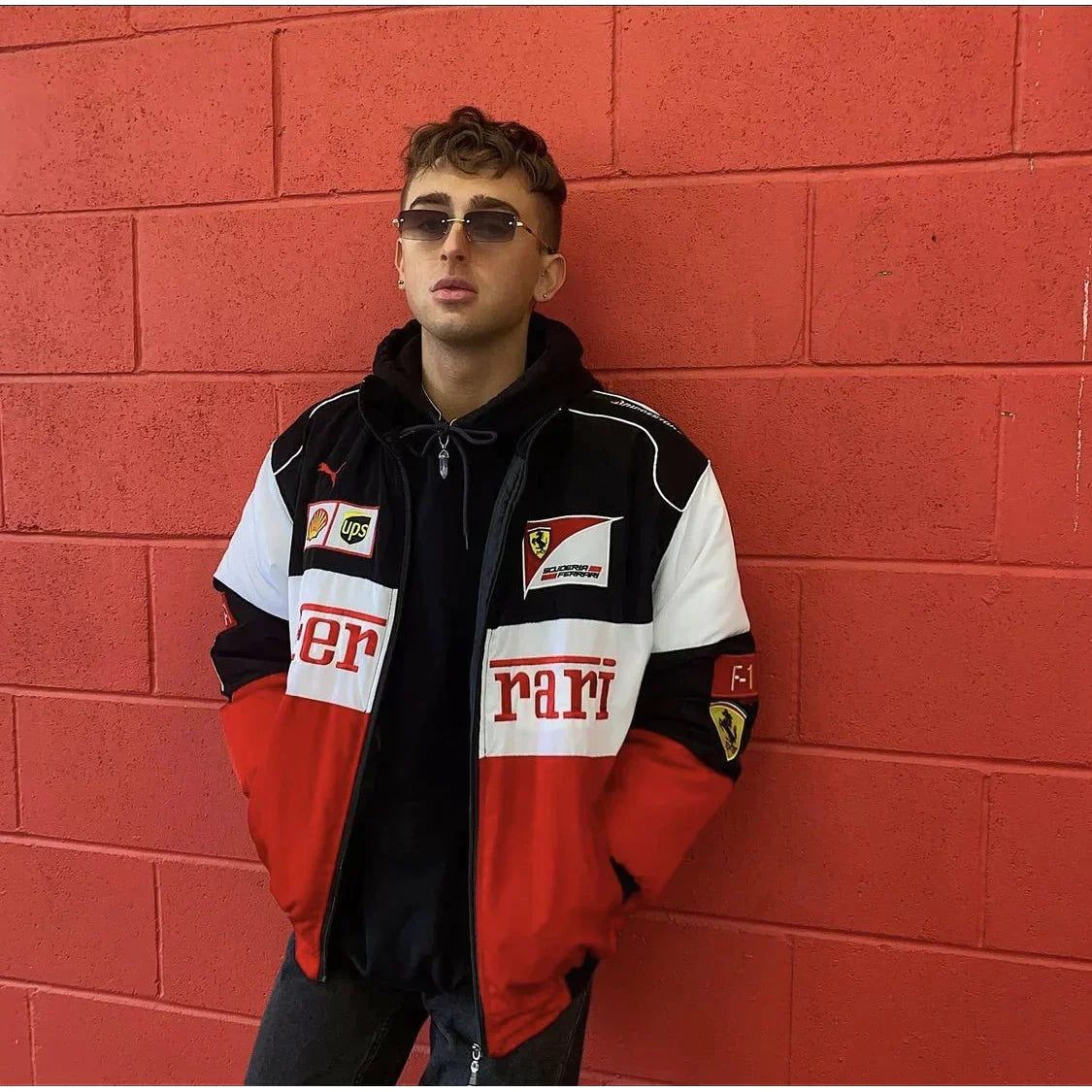 Comfry™ | Unisex Vintage Rennjacke im Ferrari-Stil