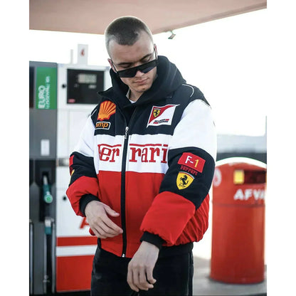 Comfry™ | Unisex Vintage Rennjacke im Ferrari-Stil