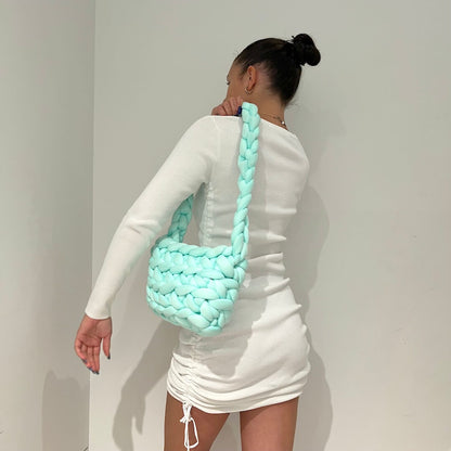 KnitCarry™ | Chunky Knit Tote