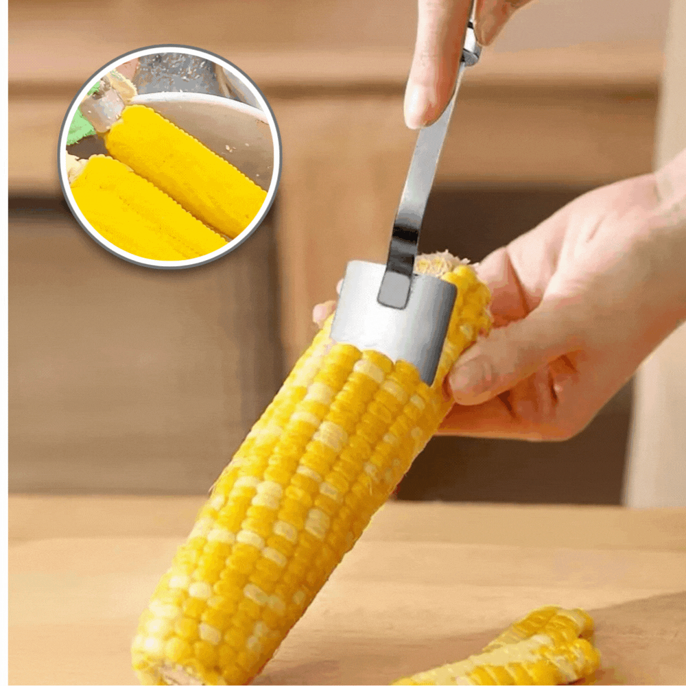 CornFix™ – Einfaches Werkzeug zum schnellen Entfernten frischer Maiskörner für Snacks